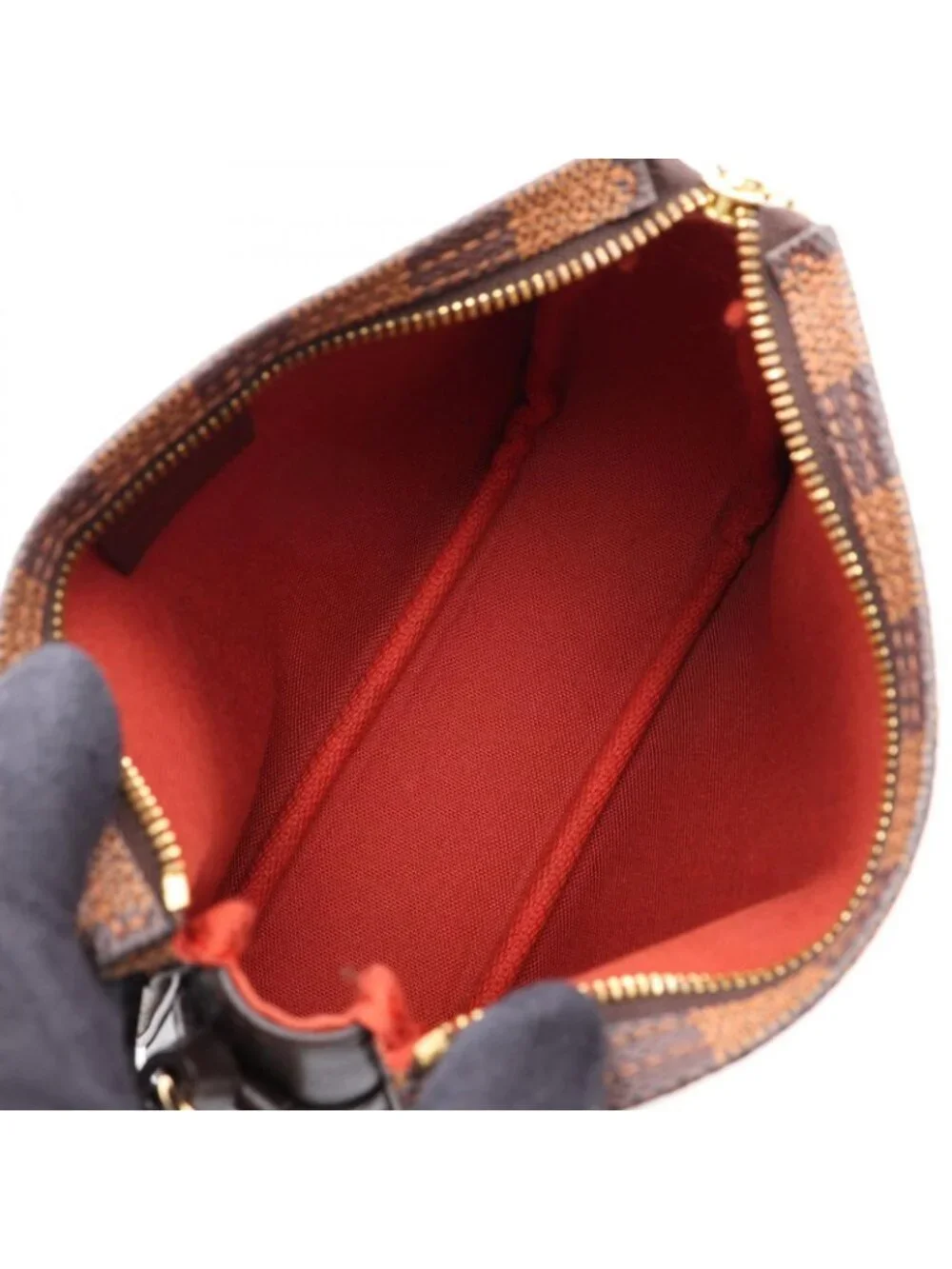 Louis Vuitton Trousse Makeup Canvas Leather Handbag